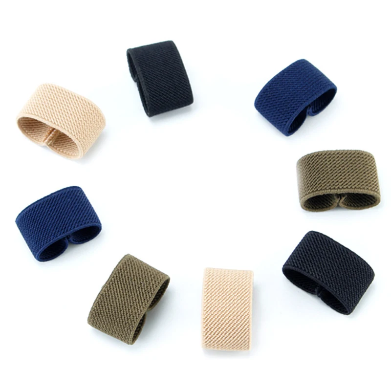 5 Pc Belt Keepers Elastic Web Belt Loop Belt Keeper For 1.5inch Wide Belt，Elastic Fixed Buckle Belt Ring