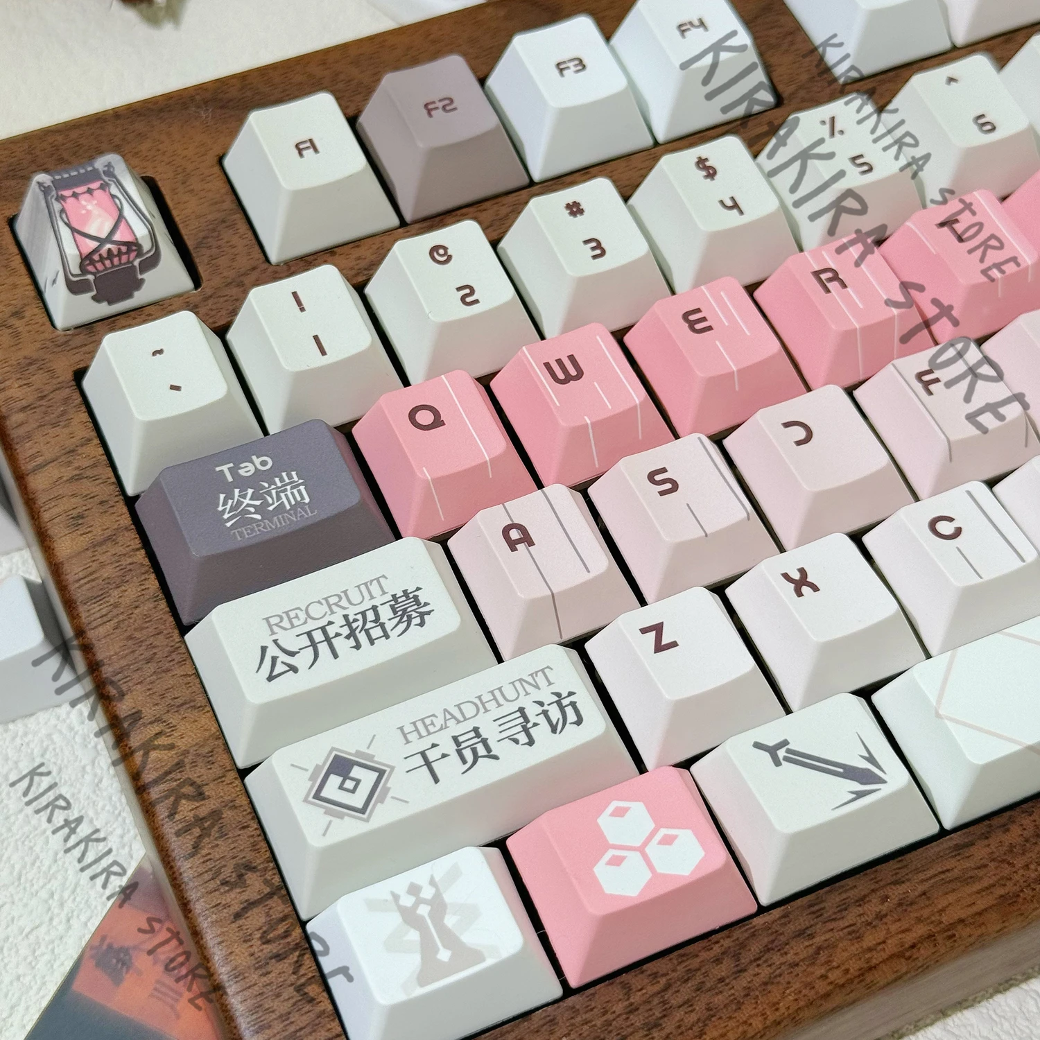 Arknights Irene Keyboard Keycap Cosplay Computer Anime Collection Theme High Quality Colorful kawaii Ornaments Otaku HI75 HI8