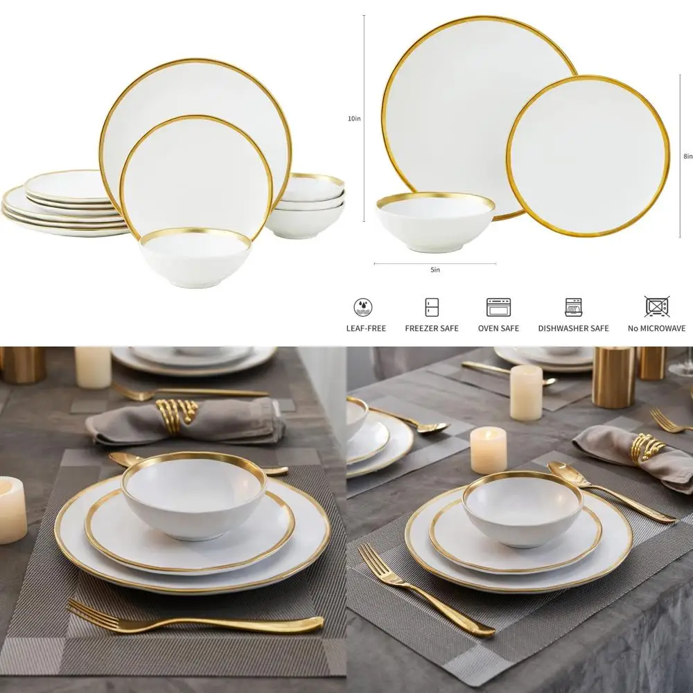 

ceramic dinner plates set of 6, 10.5 inch reactive glaze porcelain plates, modern shape dinnerware dishes set for kitchen,micro
