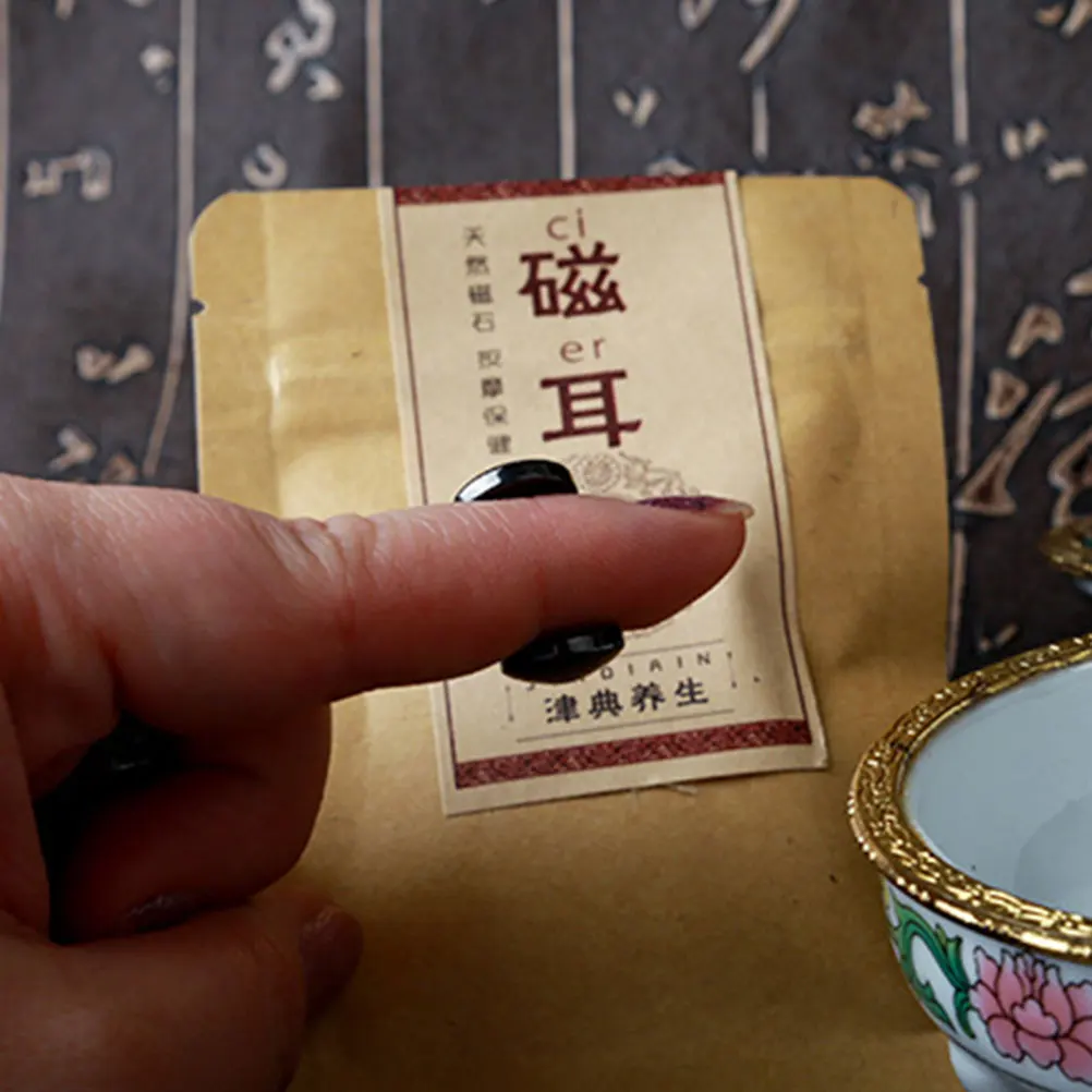 

5 Pairs Magnetic Moxibustion Earrings Acupoints Massage Stickers Slimming Healthcare