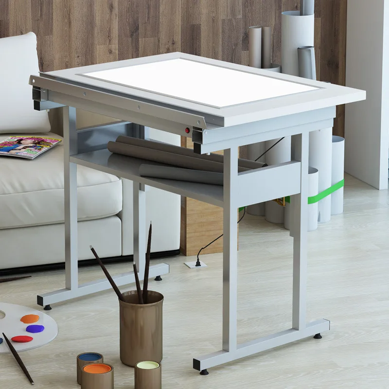 Drawing Table with Light Source for Tracing, Foldable