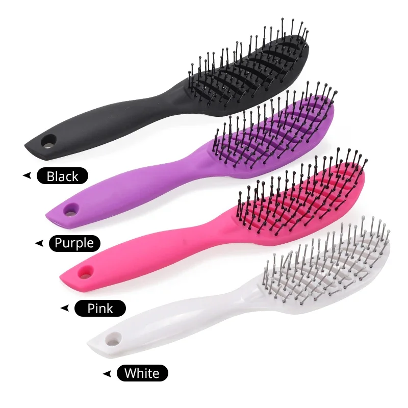 

Yajukai Professional Comb Portable Massage Brush Detangle Hair Compact Pocket Hair Drying Combs Anti Static Comb Four Colors