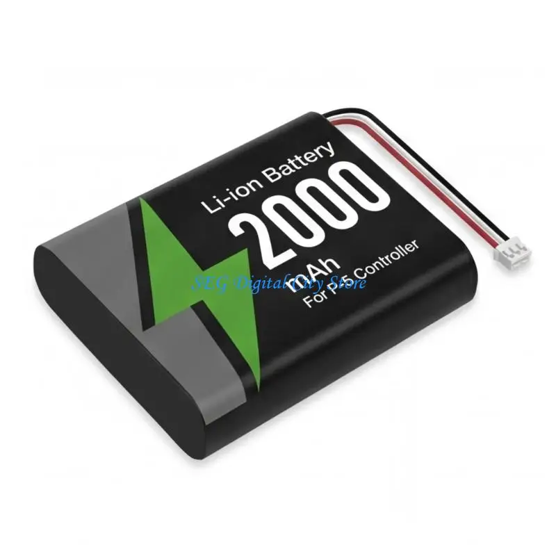 U75B 2000mAh Replacement Battery With Screwdriver Easy Replacement for Game Console Controller Accessories
