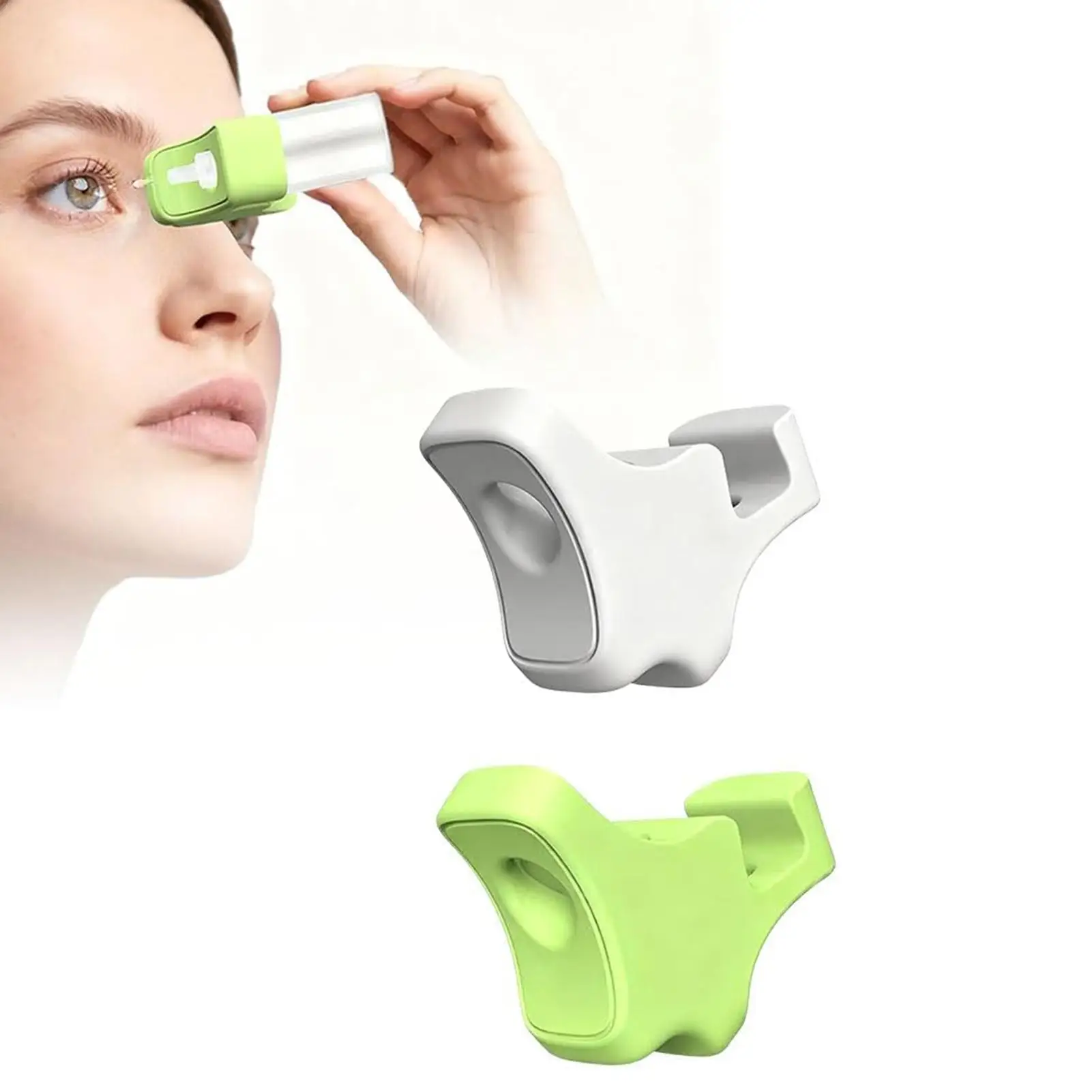 Eye Drop Guide Reusable Precise Silicone Eyedropper Holder Eye Dropper Dispenser for Men Women Seniors Elderly Boys Girls Youth