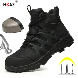 Lightweight Safety Shoes Men Women Work Shoes Steel Toe Cap Working Boots Sneakers Men Women Breathable Shoes Construction Shoes