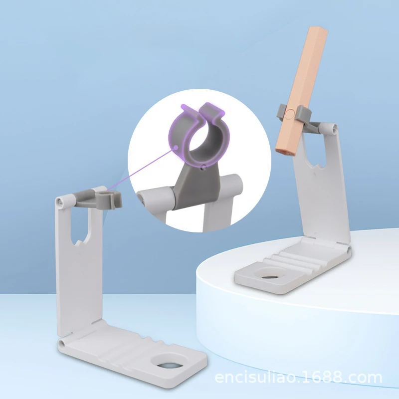 Soporte de luz plegable para decoración de uñas, máquina secadora de uñas giratoria, soporte de lámpara de fototerapia