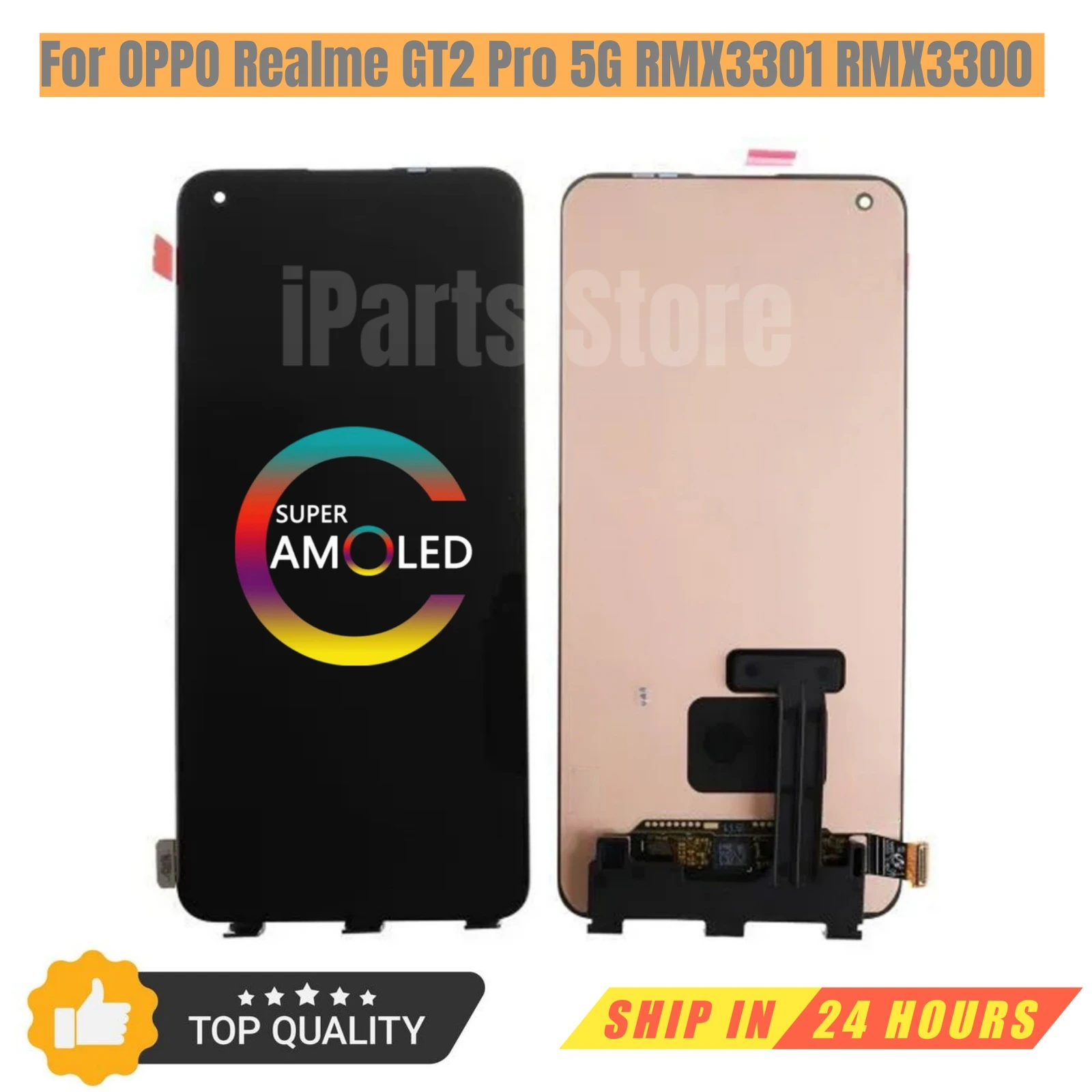 

Замена iParts, новый AMOLED-дисплей для OPPO Realme GT2 Pro 5G RMX3301 RMX3300, 120 Гц, дигитайзер сенсорного экрана в сборе, OEM