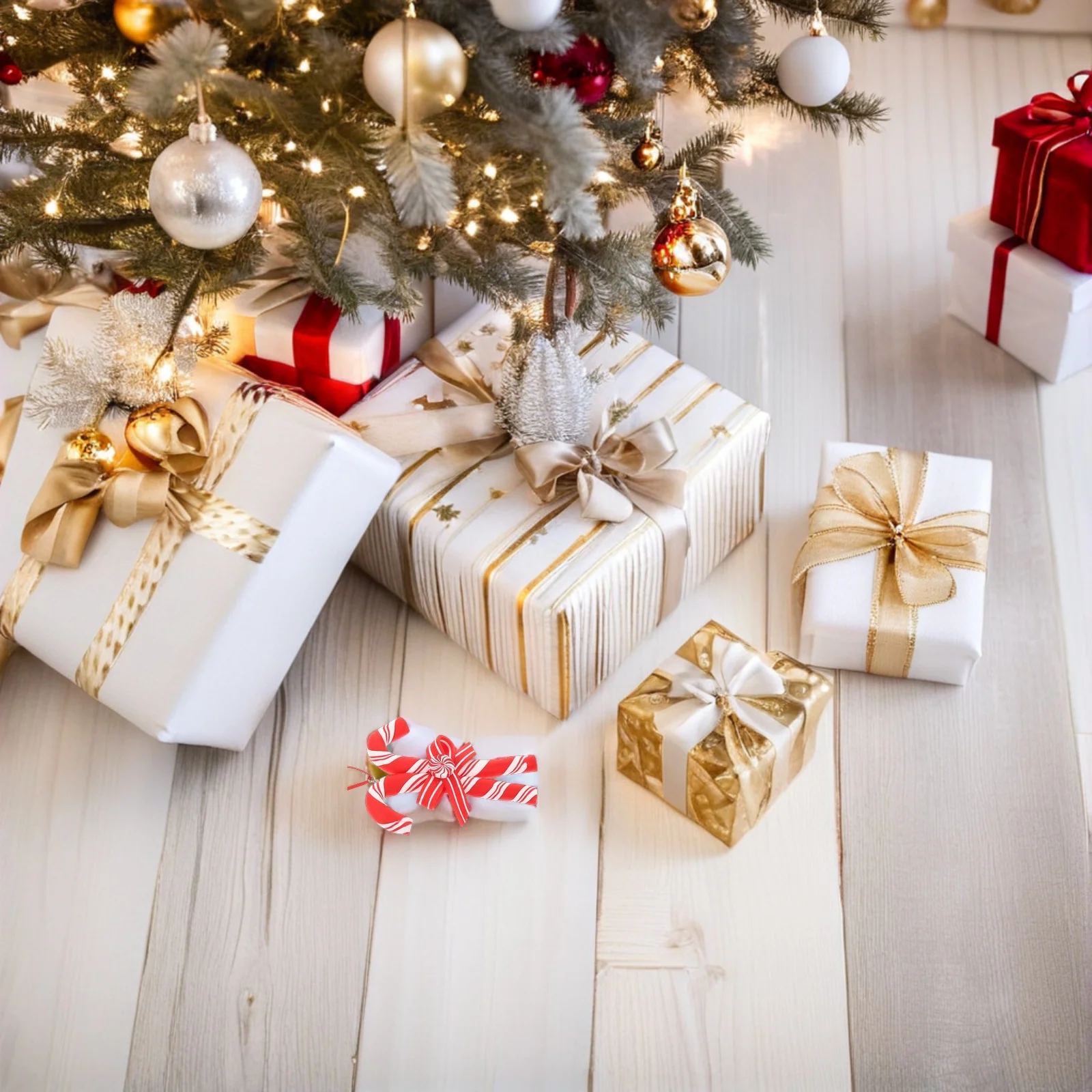 

Christmas Tree Decoration Hanging Ornament Handmade Polymer Clay Candy Pendant Festive Home Party Xmas Decor Holiday