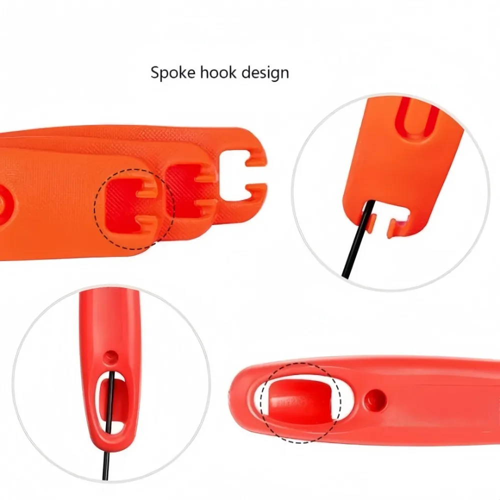 3PCS Portable Bicycle Tyre Tire Pry Bar Plastic Ultralight Wheel Repair Tool Mountain Bike Tire Lever Fast Removal Accessories - view 4