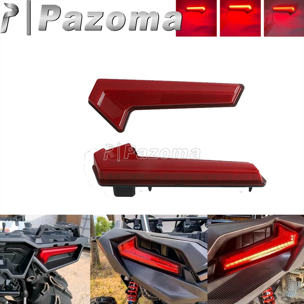 

Задний фонарь для квадроциклов Polaris RZR XP 4 1000 EPS Premium Limited DYNAMIX Ride Command Edition, красный сигнальный фонарь, мигающий задний тормоз