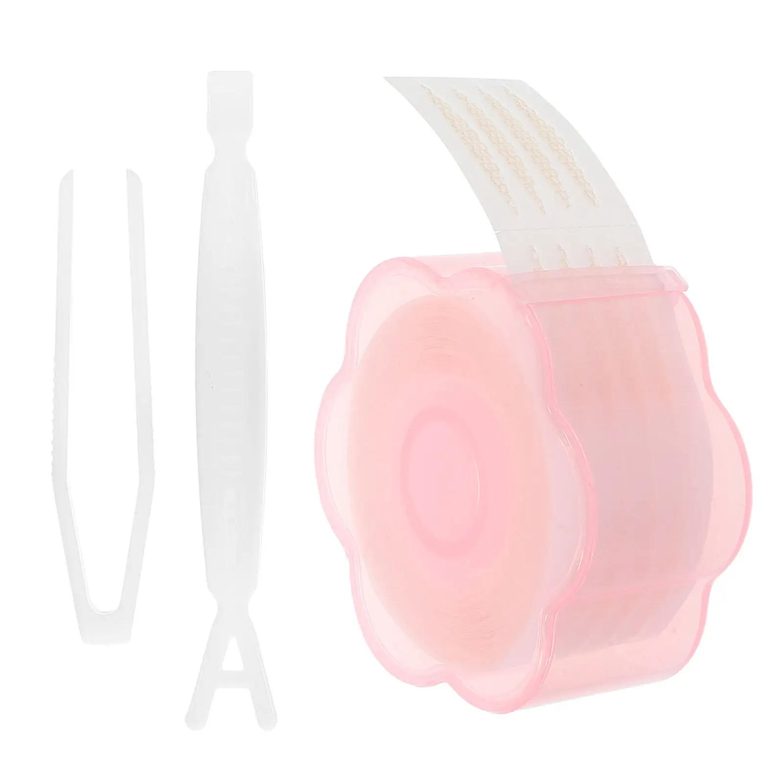 Invisible Double Eyelid Tape Set Water Activated Lifting Strips Seamless Natural Look Long Wear Makeup
