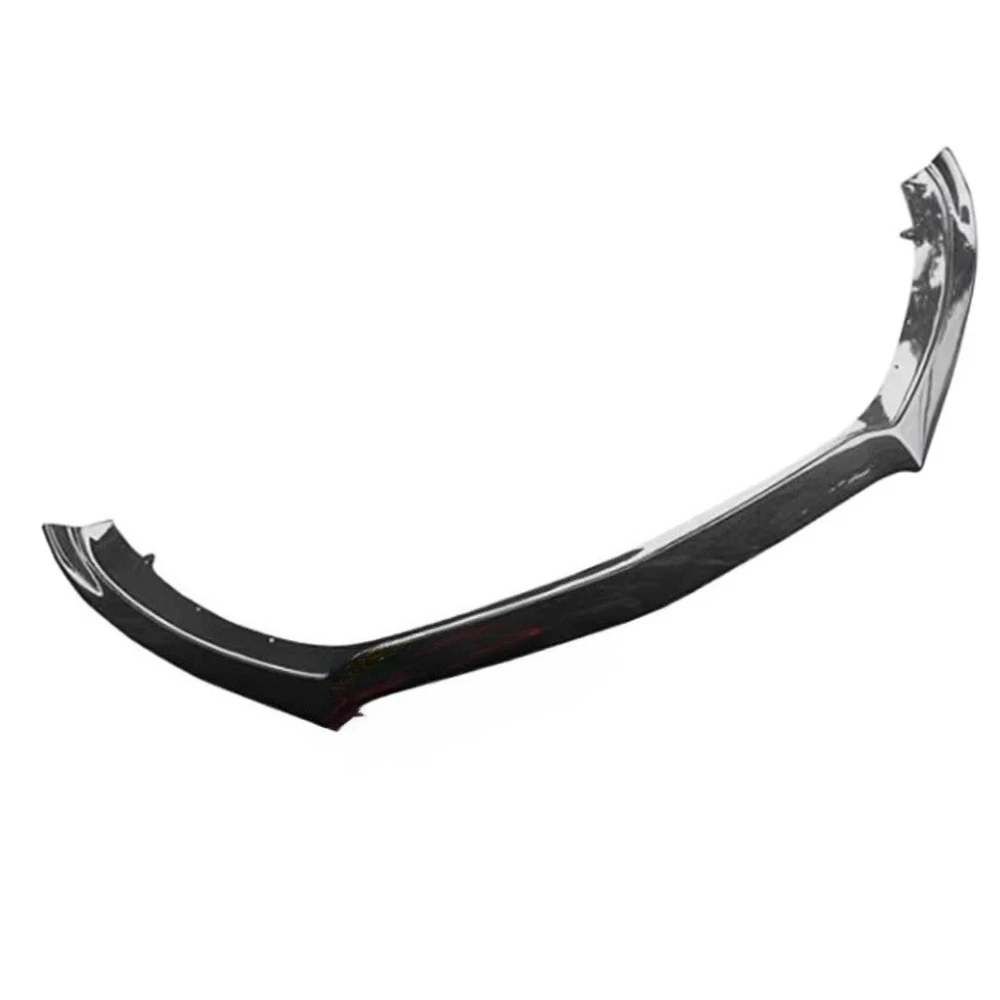 

New Carbon Fiber Front Lip with High Polished Finish Bolt-On ForMustang