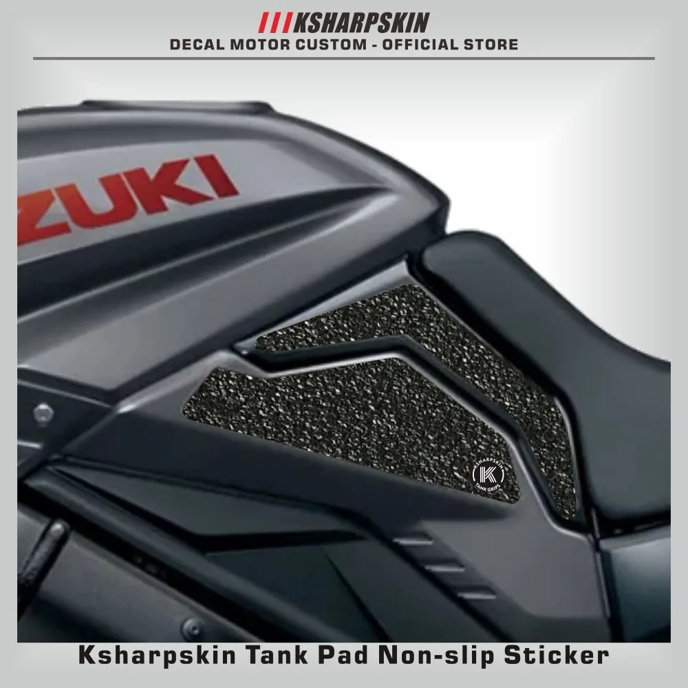 Motorcycle protection pad tank grip fuel tank pad sticker gasoline knee traction side Non-slip decals for SUZUKI KATANA 2020-25