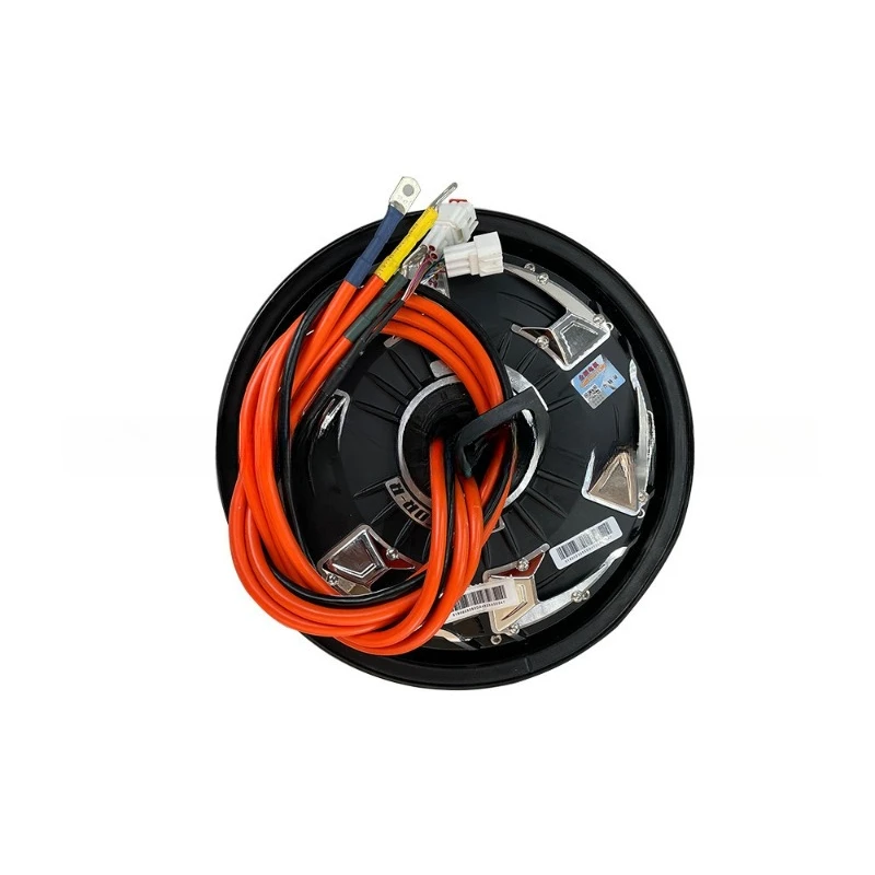 

12-Inch fourth-generation 3000W tile 40H disc brake four-wire 18-axis 48V-96V electric motorcycle motor