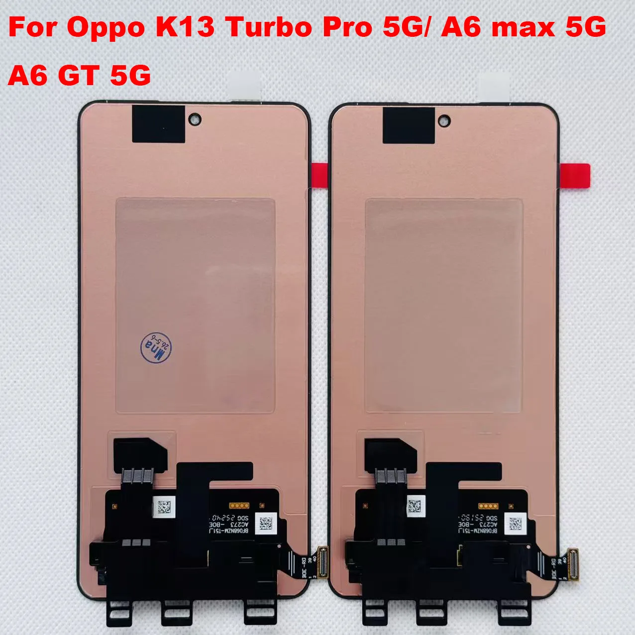 6.8' AMOLED Origineel Scherm voor Oppo K13 Turbo Pro 5G LCD Display Touch Digitizer voor Oppo K13 Turbo 5G Display LCD A6 Max 5G A6 GT 5G