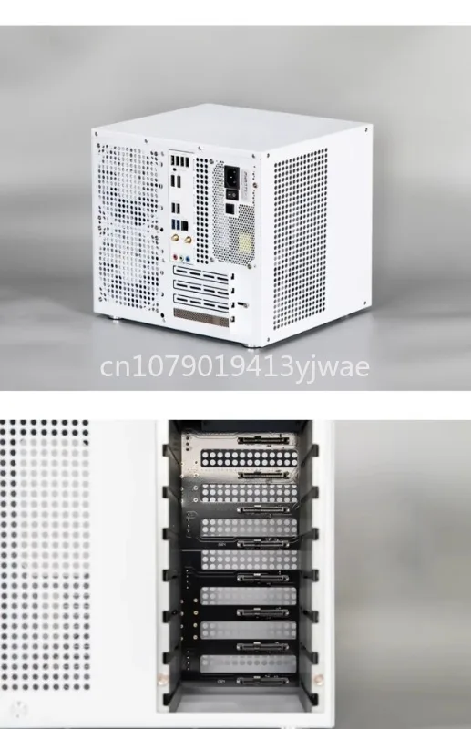 Sagittarius 8-bay NAS chassis with backboard, ATX power supply, MATX full height PCIe, Qunhui AIO storage, UNRAID