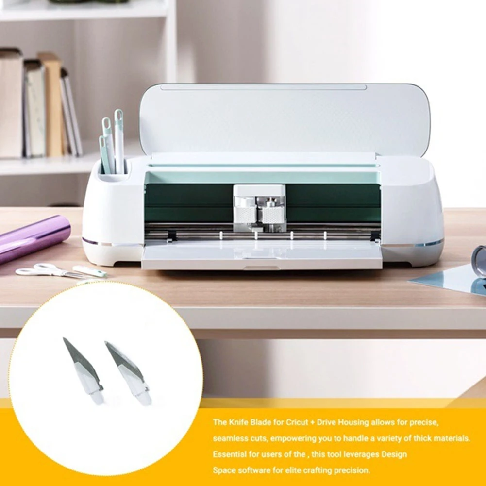 Kép 7: Helyettesítés Agyonszúr Fűrészlap 2db, Kemény & Állóképes Dugvány Fűrészlap, Szelet Nehéz felfogású & Költő Eszközök számára cricut készítő gépi CX