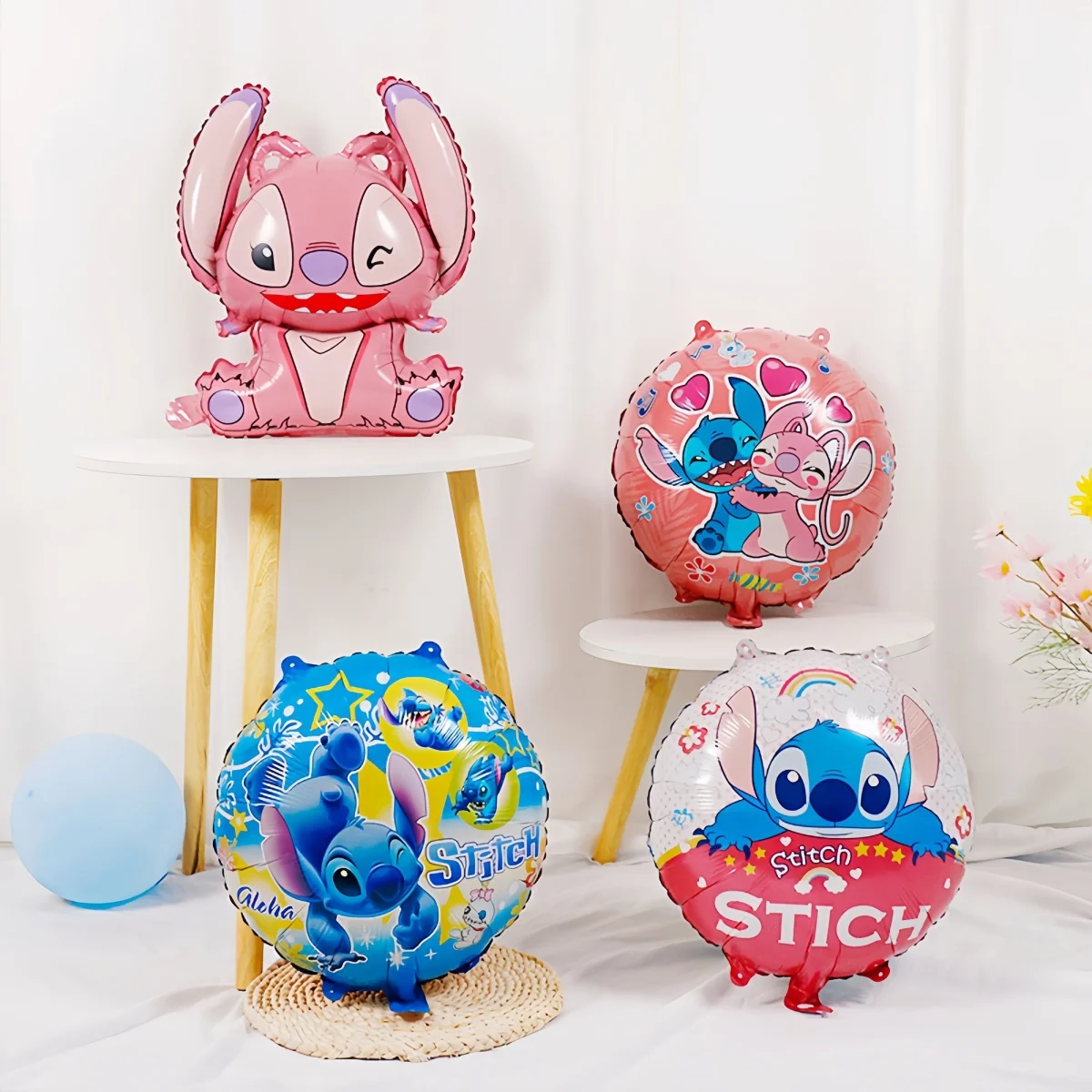 Disney Lilo & Stitch Party Balloons Birthday Decoration Stitch Foil Helium Balloon Air Globos Baby Shower Supplies Kid Toys Gift