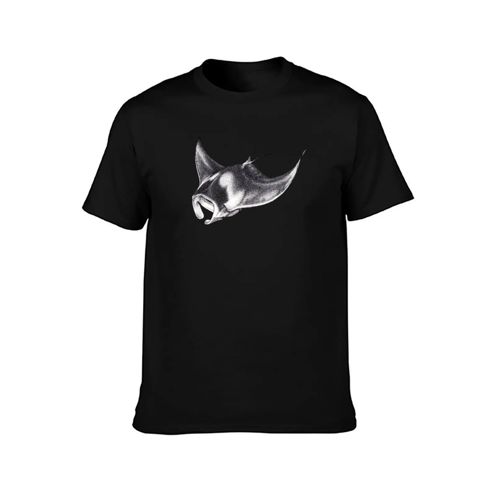 Giant Oceanic Manta Ray T-Shirt Soft Durable Cotton T-Shirt