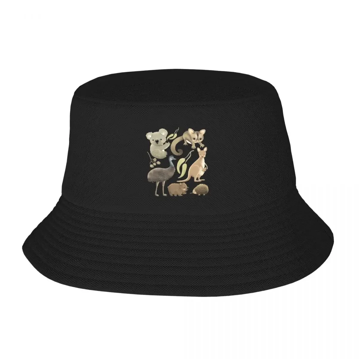 Animals in Australia Bucket Hat Designer Hat Streetwear For Man Women's