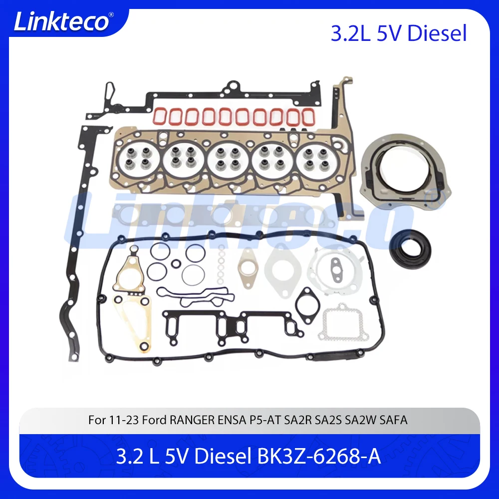 

Engine Rebuild Kit Head Full Gasket Set Fit 3.2 L L5 Diesel For 14-20 Ford Transit Ranger Everest Troller 3.2L BK3Z-6268-A