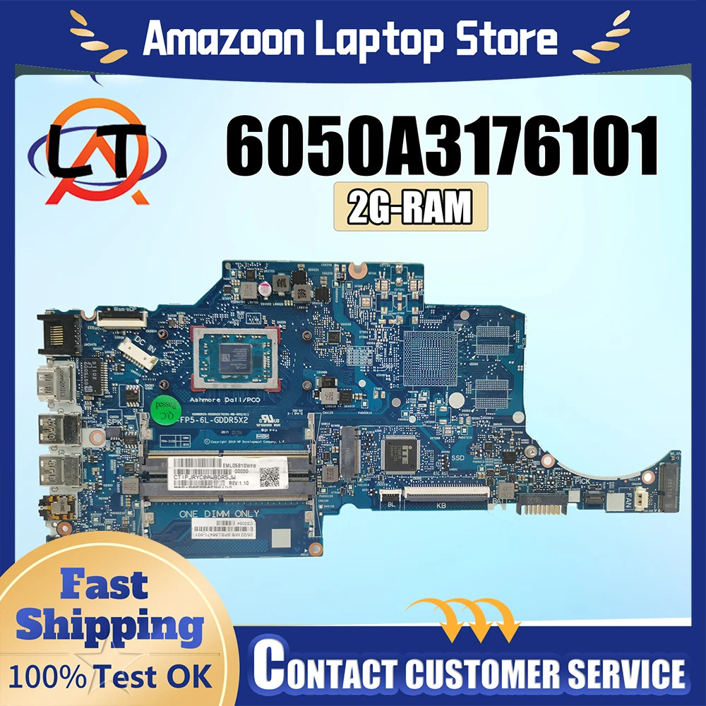 

For HP ProBook x360 11 G6 Laptop Motherboard 6050A3113201 M03744-001 UMA i3-10110Y 4GB ThinkPad T480s Mainboard Tested OK
