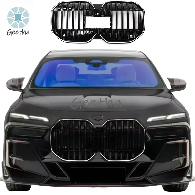 

Решетка G70 со светодиодной подсветкой для огромной решетки двойного почек Уникальное очаровательное для BM 7 серии G70 735i 740i 760i I7 2022 2023 2024