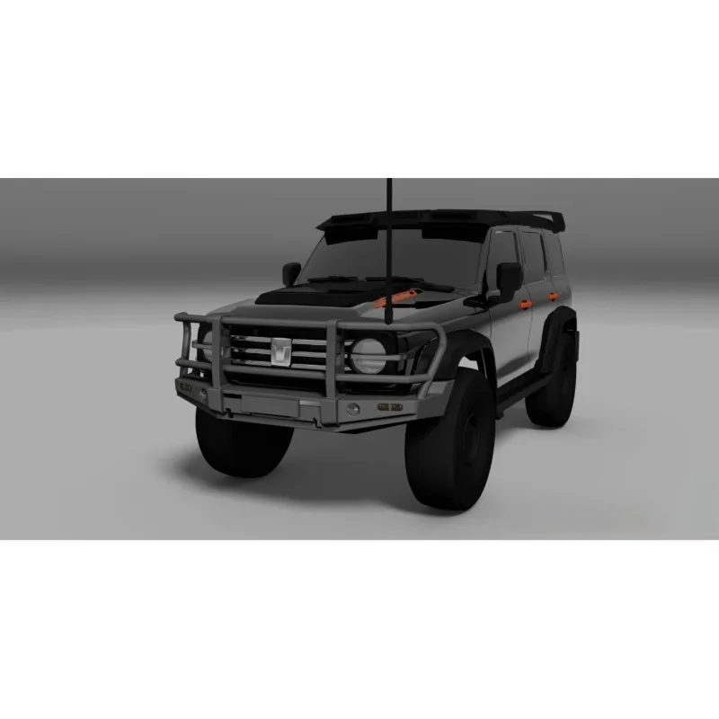 

KM Traction Hobby 1/8 Tank300 Crawler Truck Wilderness Cowshed Front Bumper Rc Car Upgrade Parts Option Accessories
