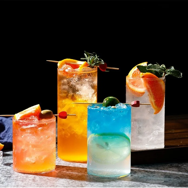 Classic Glass Bar Cocktail Cup, Collins Beverage Water Cup, Beverage Coffee Cup