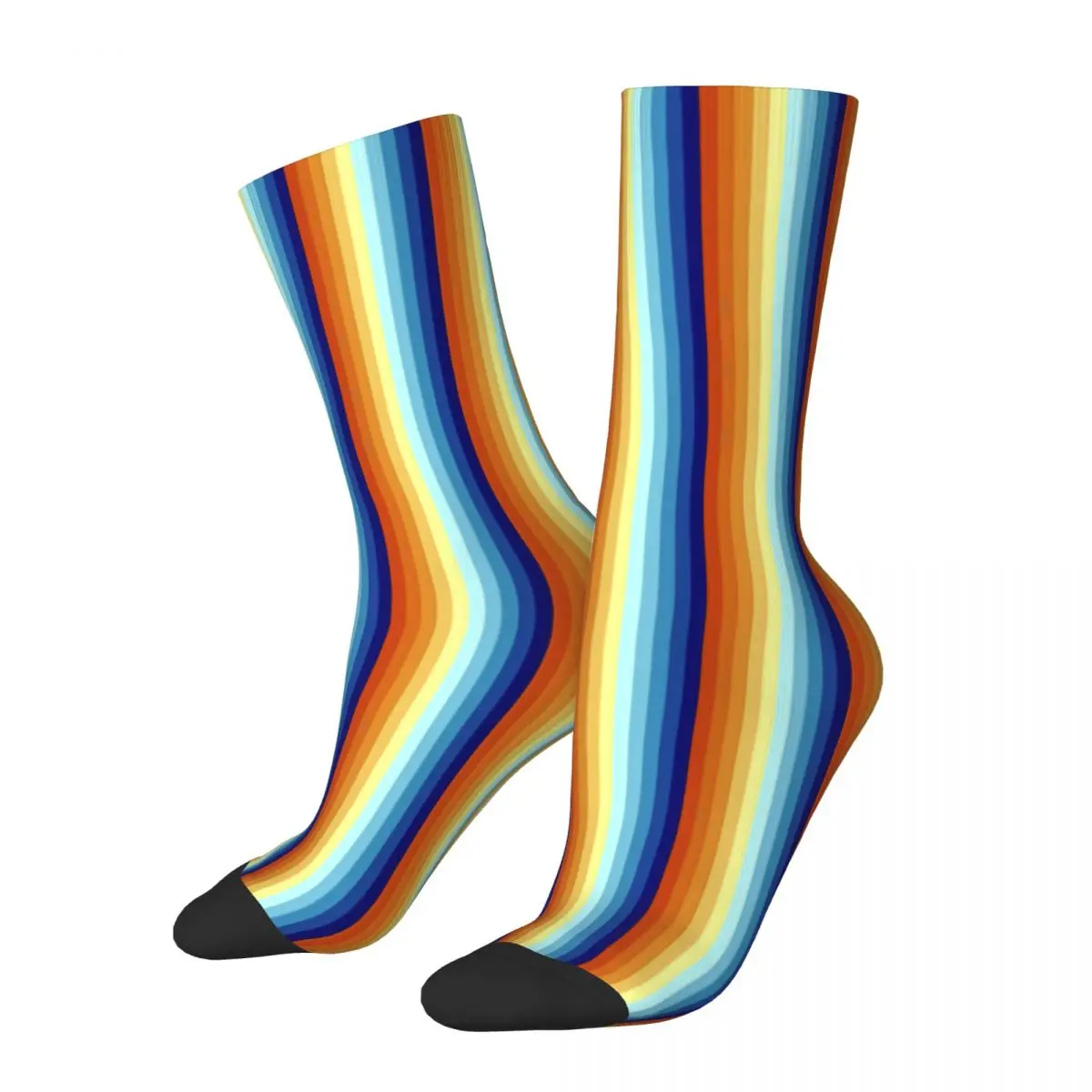 

Men's Socks Aesthetic Minimalist Color Gradients Retro Harajuku Striped Street Style Casual Pattern Crew Crazy Sock Gift Printed