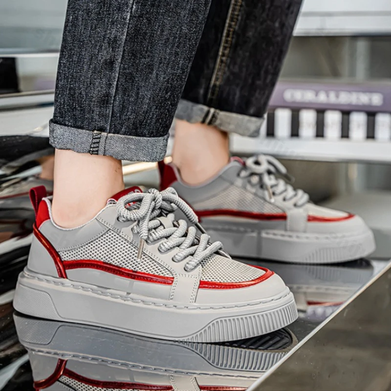 Man's Casual Sneaker Spring Autumn Breathable Mesh Comfortable Soft Sole Non Slip Flat Shoes Lightweight Versatile Sports Shoes