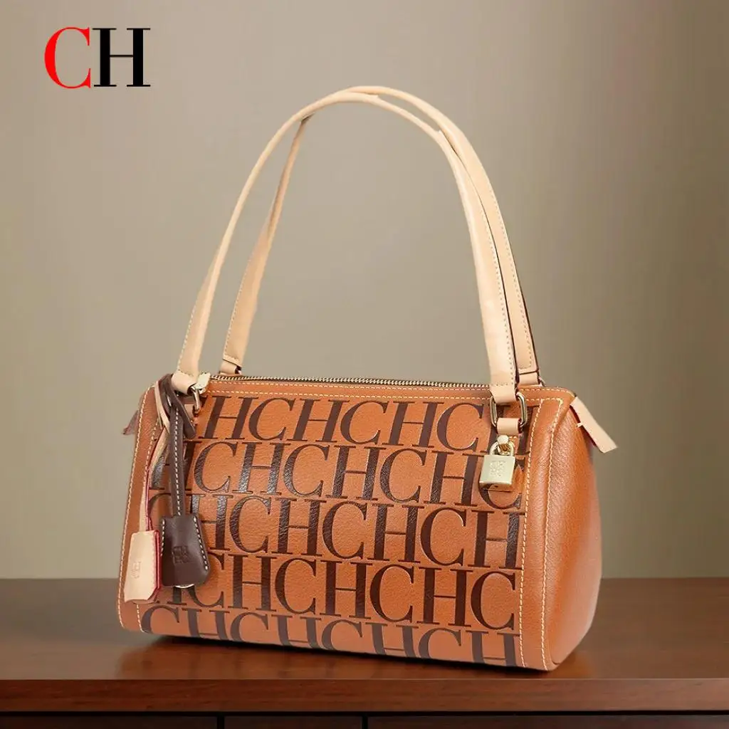 

CH Women's Bag High-end Shoulder Bag Boston Pillow Bag Classic Handbag New Letter Design Ladies' Tote Bag