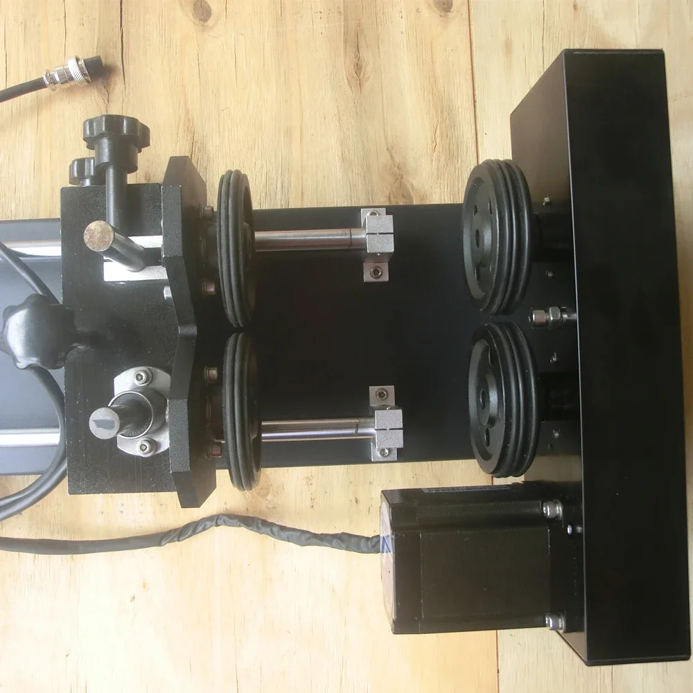 

TLF 4 Wheel Roller Type Rim-drive Rotary Fixture Attachment Rotation Axis for Cylinrical Object in CO2 Engraver