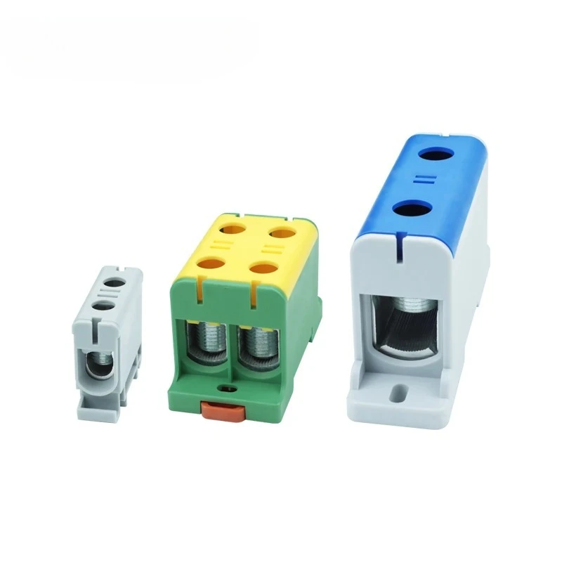 1Pcs Aluminum Distribution Block Din Rail Mounting WKL 50/95/150/240 mm² Cable Power Connector Terminal Block Box - view 4