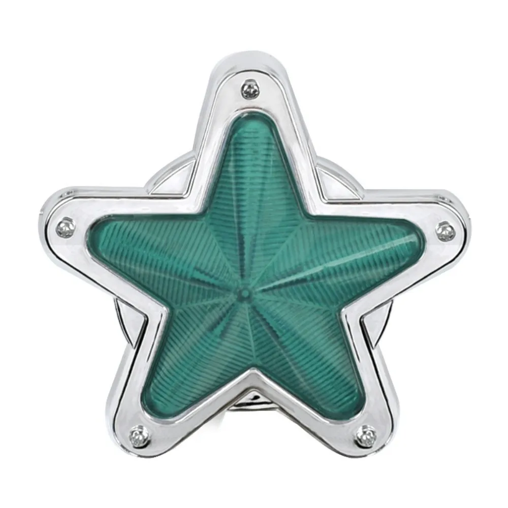 

Креативный 24 В пятиконечный звездный фонарь для грузовика, светодиодный универсальный боковой габаритный фонарь, сигнальный светильник для грузовика, декор автомобиля