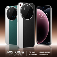 New M15 Ultra Smartphone 7.3inch HD 16GB+1TB Cell Phone 50+108MP Dual SIM 5G Mobile Phones 8000mAh Android15 Unlocked Celulares