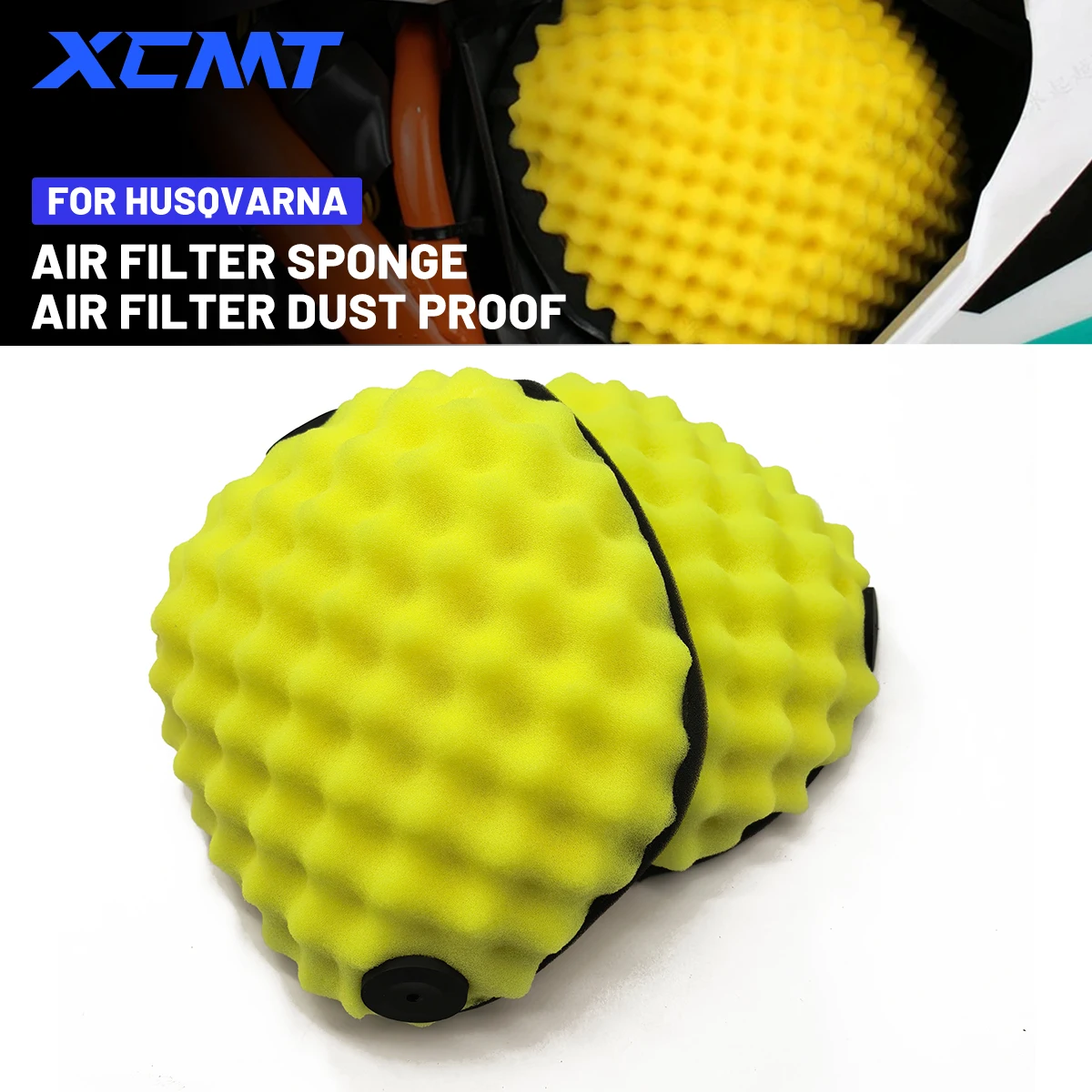 

For Husqvarna FE TE FC TC KTM EXC EXCF SXF SX XC XCF XCFW XCW Motocross Air Filter Foam Strainer Empty Filtration Sponge Cleaner
