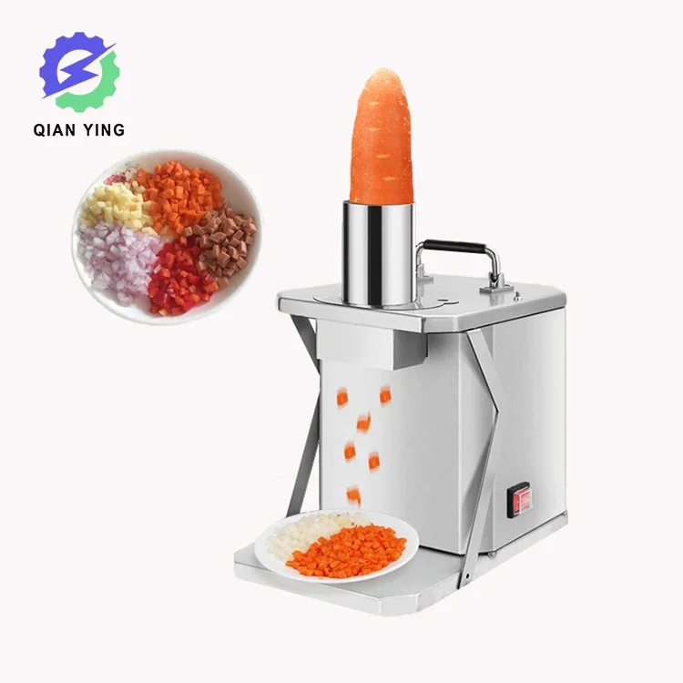 Automatic Diced Tomatoes Machine Vegetable And Fruit Banana Cube Cutter Ginger Potato Carrot Dicing Machine