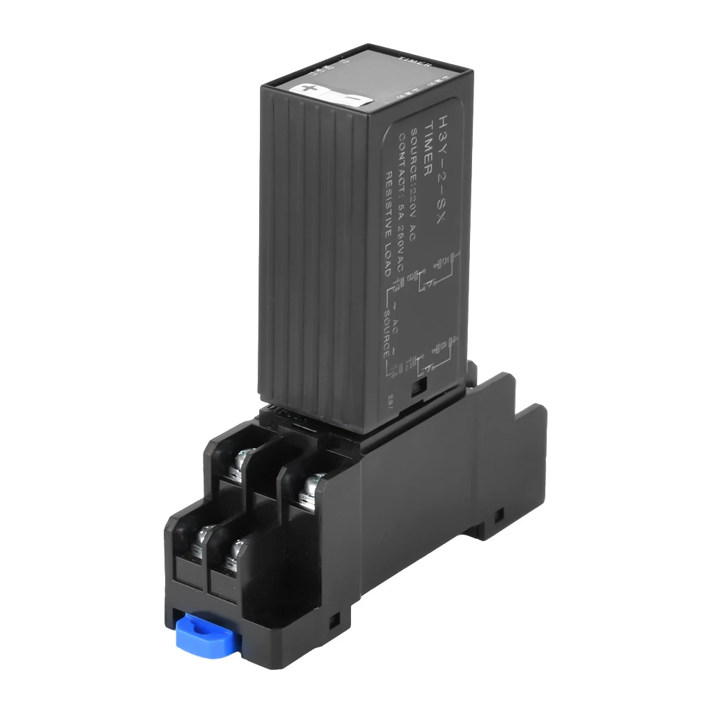 Image of H3Y-2-SZ DC12V DC24V DC220V Power On Delay Controller mit elektronischer Digital anzeige Zeitrelais mit Basis buchse