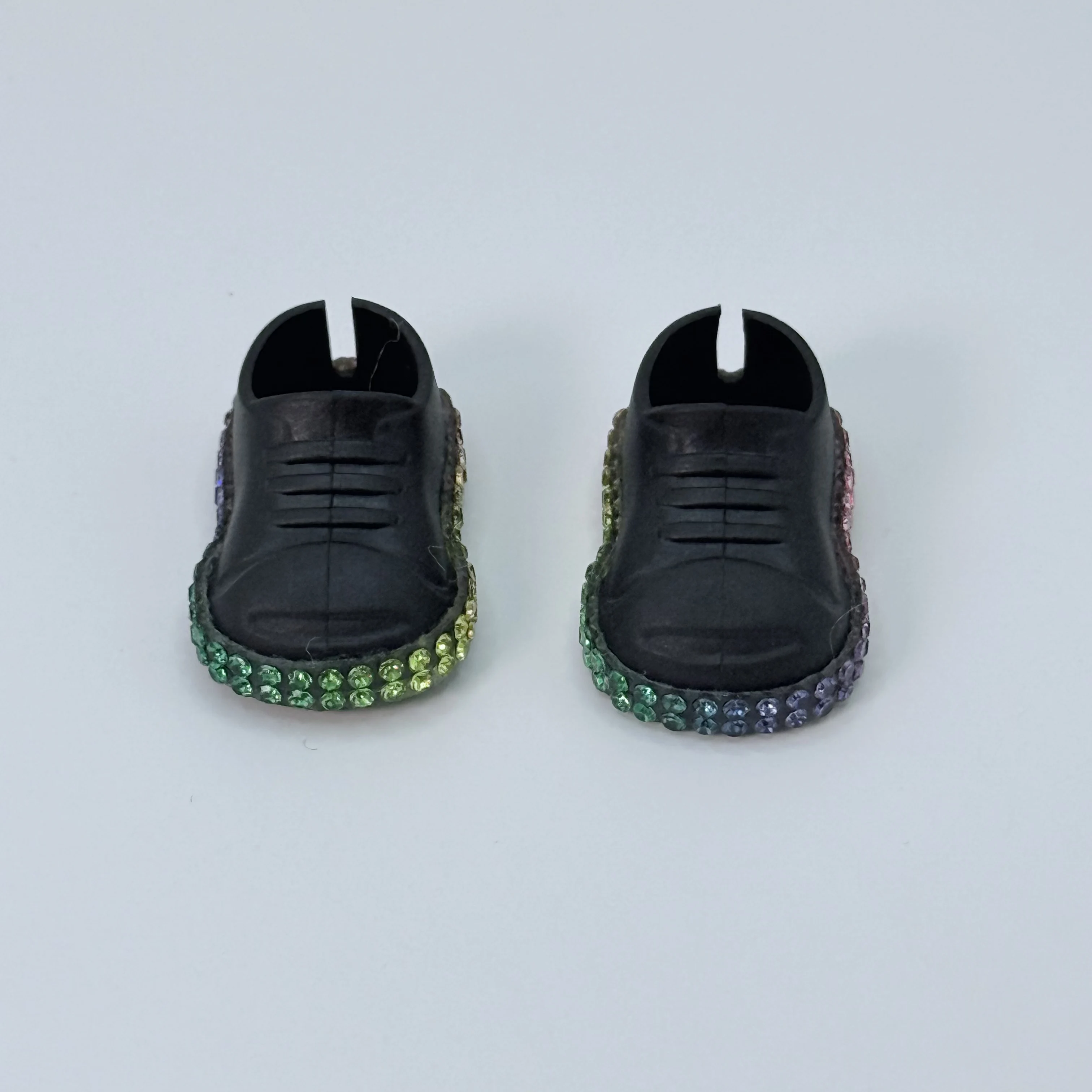 LABUBU Puppenzubehör-Set im Punk-Rock-Stil, DIY-Wasserstein-Aufkleber – Brillen, Kopfhörer, Schuhe – Puppe nicht im Lieferumfang enthalten