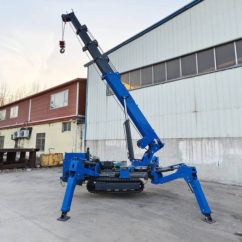 3Ton 5Ton 25m Professional Customization Truck Mounted Spider Crane Other Cranes Mini Spider Crawler Crane for Construction Lift