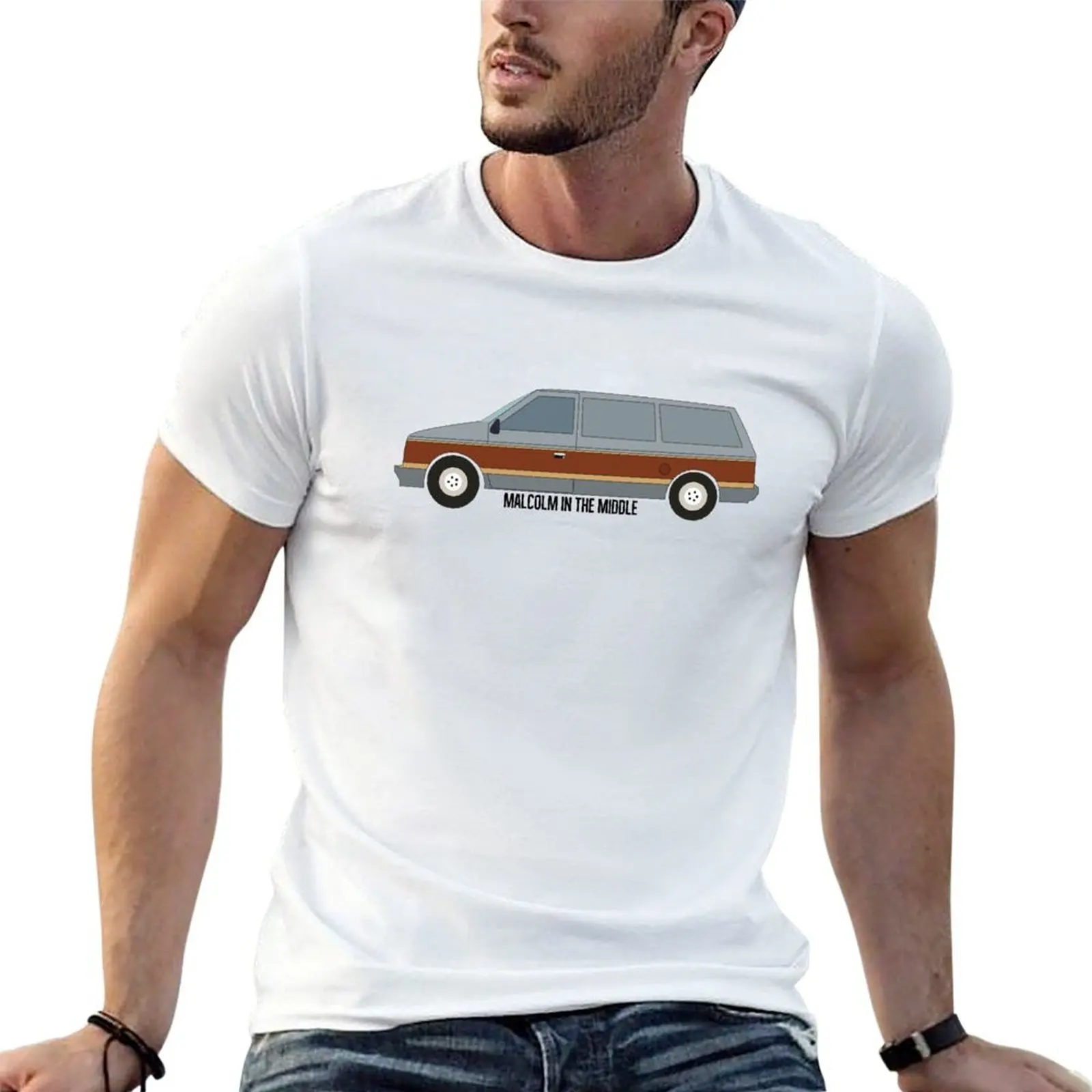 Malcolm In The Middle T-Shirt Basic Plain Tee for Spring and Summer