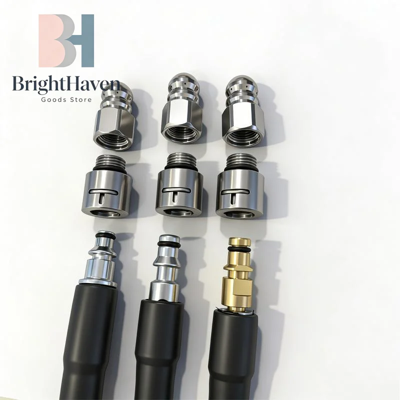 1 Peça Bico de Limpeza com Rosca Externa 1/4 3/8 Polegadas Adaptador para Lavadora de Alta Pressão Série K para Karcher/Lavor BH
