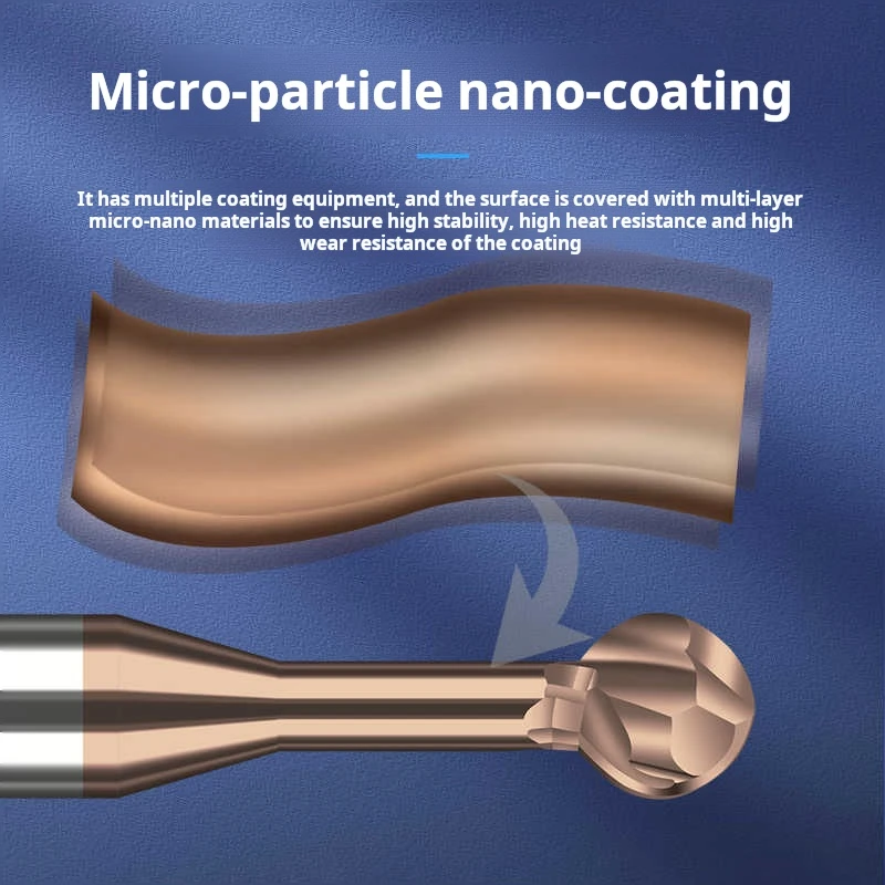 

Карбид вольфрамовой стали, леденец, шаровая концевая фреза, шаровая Т-образная, 2-зубая, арочная дуговая фреза R, инструмент для концевых фрез из алюминия/стали