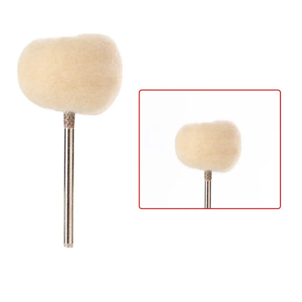 10pcs Professional 2.35mm Polishing Tool Wool Felt Rotary Tool Buffing Wheel Grinding Tool Crafts