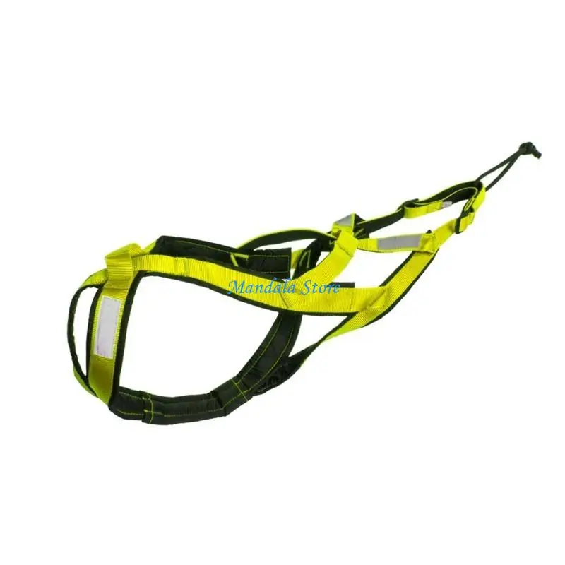 

U2JC Dog Harness for Large Dogs Harnesses for Sled Skiing Sports Heavy Duty Belt Comfortable for Dog Training