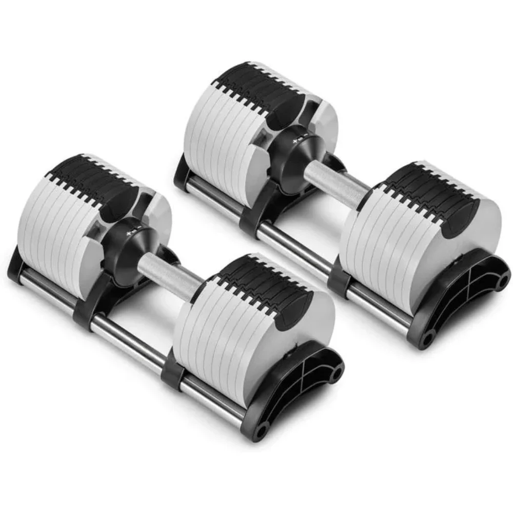 Adjustable Dumbbells The Original All-in-One Adjustable Dumbbell Set Feel Real Traditional Dumbbells Highly Durable Dumbbells