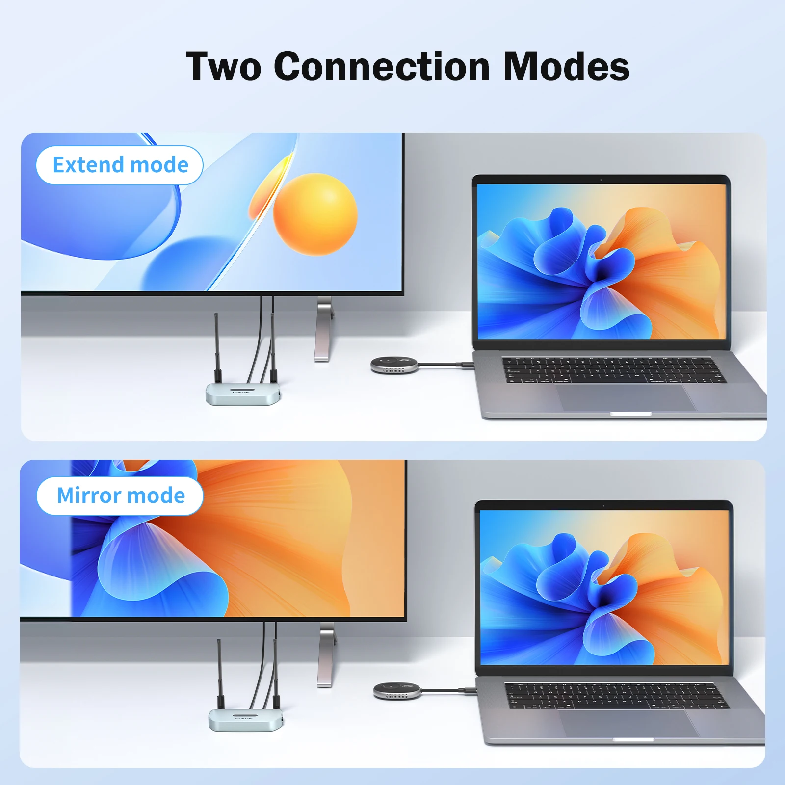 Q5 + R1 sala de reuniones sistema de presentación inalámbrico extensor Hdmi inalámbrico 4K tipo C transmisor y receptor hdmi inalámbrico para tv