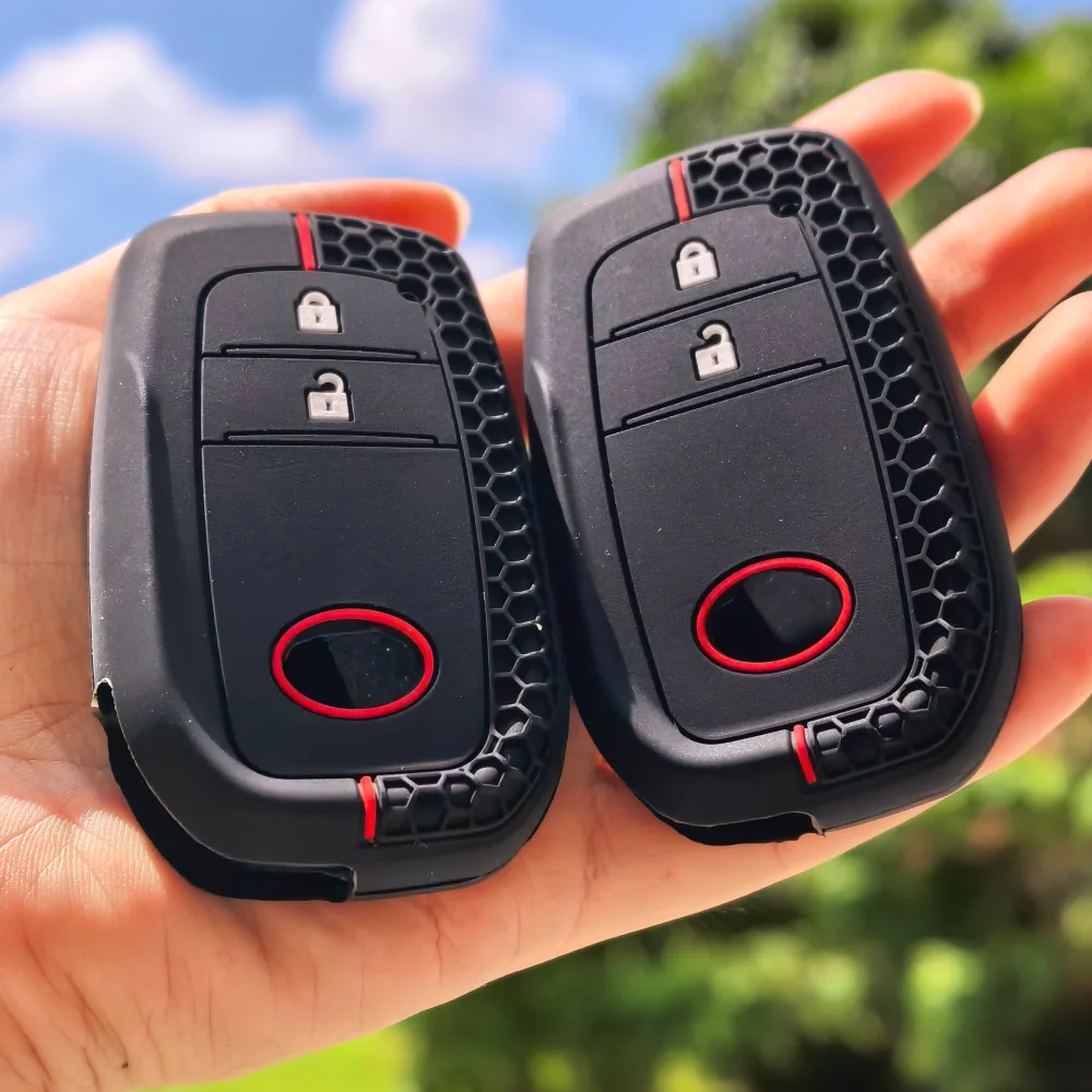 Car Key Cover For Toyota Hilux 2024 Yaris Corolla 2023 Rav4 2021 CHR Revo Auris Innova Highlander Venza Fortune Key Holder