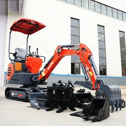 Kubota Engine Crawler Digger Farm Minidigger Fast Delivery Mini Excavator 3.5 Ton 1Ton Price Mini Digger Small Hydraulic Crawler